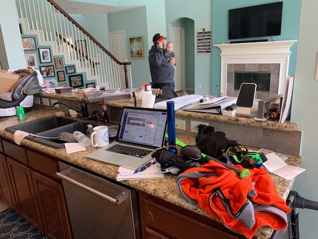 man|house|family|mess|balance